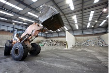 Inside a Waste Transfer Station. Photo courtesy of GMWDS/Recycle for Greater Manchester