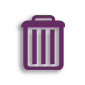 Waste and event clearance icon