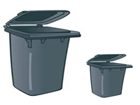 Food bin and caddy Food bin and caddy