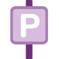 Parking and travel icon