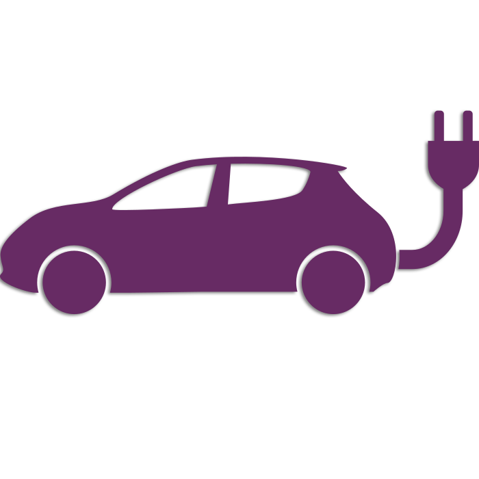 Electric vehicles (EV) icon