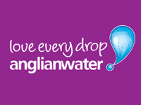 Anglian Water- love every drop logo icon