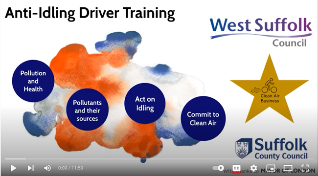 Anti-idling driver training YouTube video