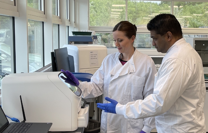 Indy and Helen quantitative PCR (qPCR) machine Indy and Helen quantitative PCR (qPCR) machine