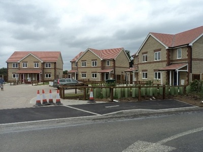 An example of rural housing in West Suffolk