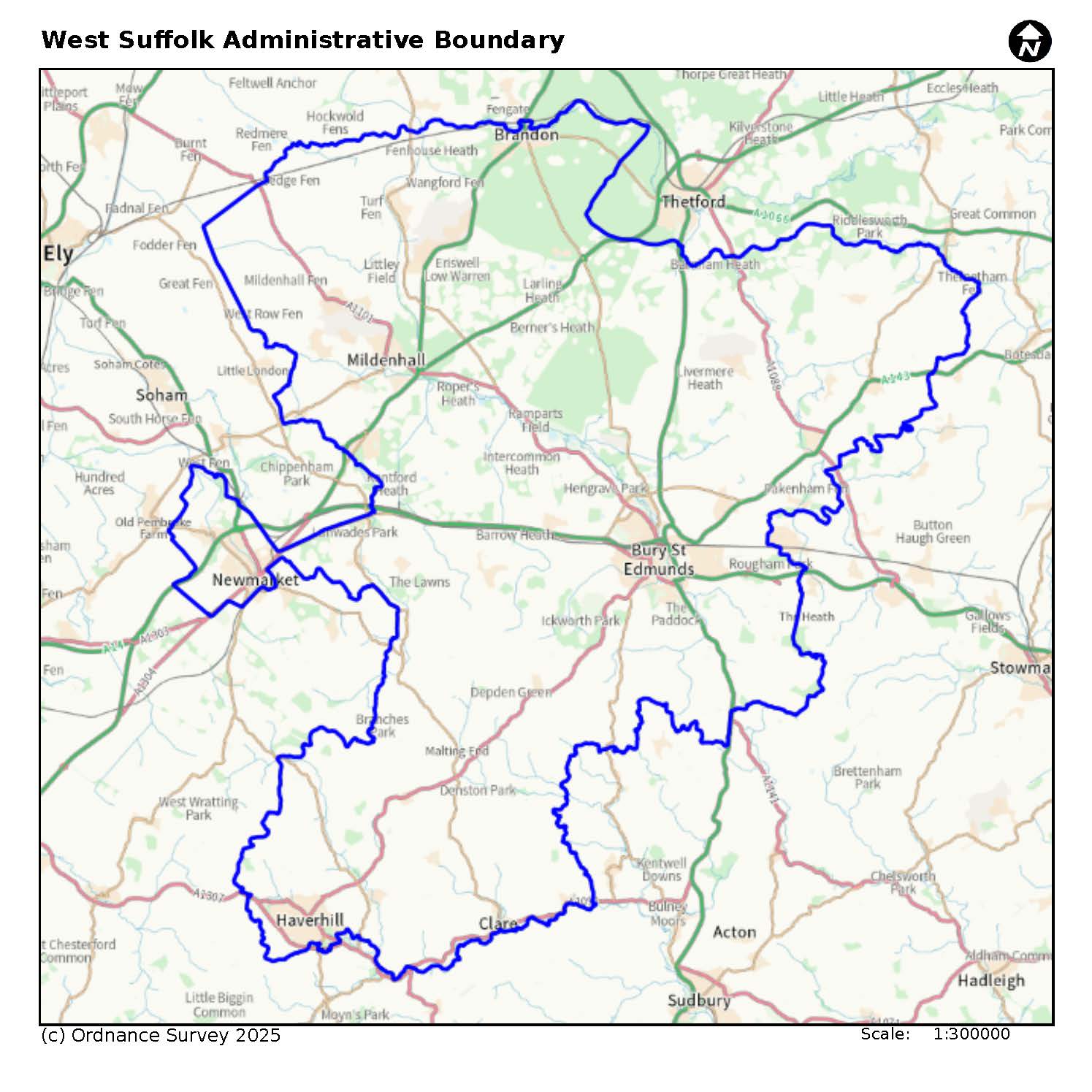 Click here to view full size map of West Suffolk Administrative Boundary West_Suffolk_Administrative_Boundary
