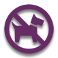 Dog exclusion areas icon