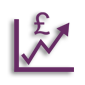 Finance and statistics icon