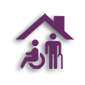 Sheltered and supported housing icon