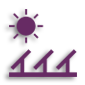 Solar farm icon