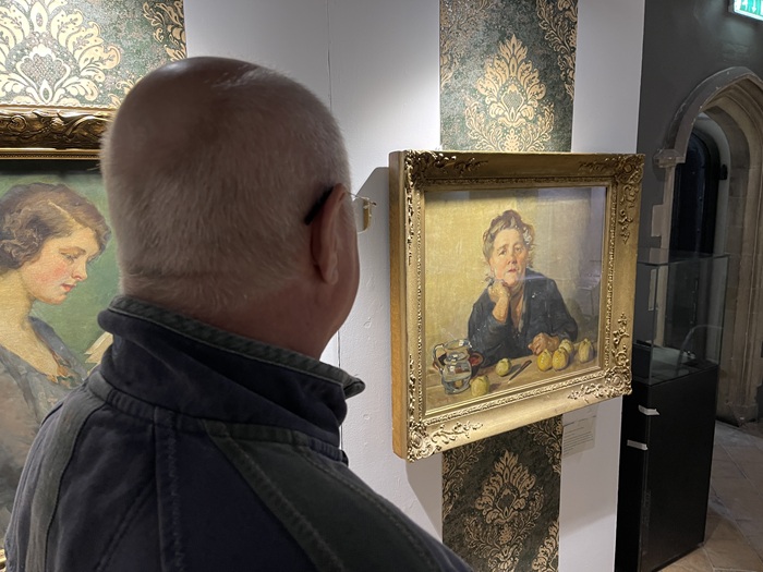 Barbara Stone by Rose Mead viewed by Cllr Ian Shipp