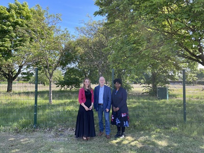 Barley Homes and Havebury representatives at College Heath Road icon