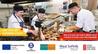 Promotional graphic for the Future Chef Competition