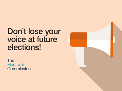 Don't lose your voice at future elections!