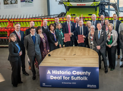 Historic half a billion pound devolution deal hands Suffolk regeneration and skills powers to level up
