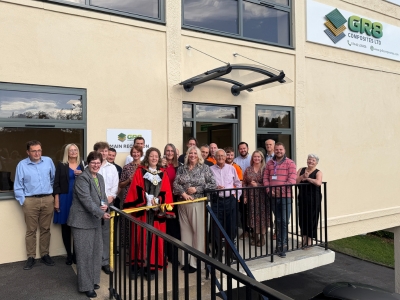 Ribbon cutting at GR8 Composites icon