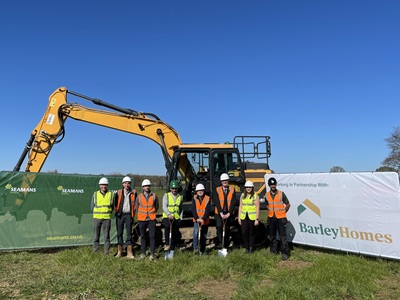Construction begins at new Barley Homes site in Rougham