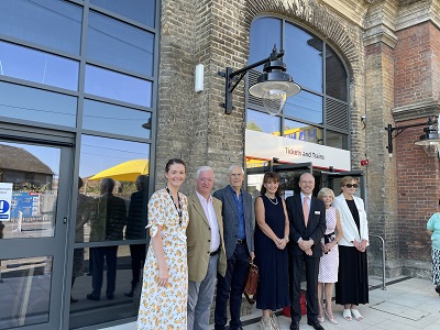 New, accessible entrance opens at Bury St Edmunds rail station