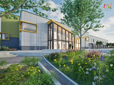 Architects drawing of the proposed AME Centre