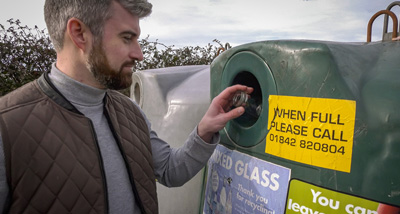 Campaign urges households to recycle glass properly