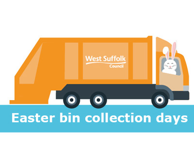 Easter bin collections one day later
