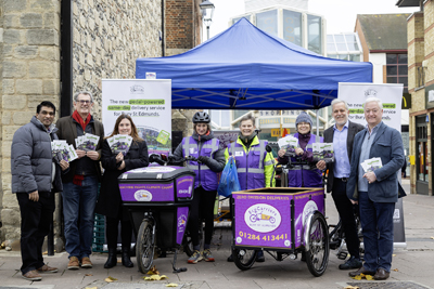 EcoCarriers Shop and Drop scheme launches in Bury St Edmunds