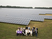 Solar farm launch