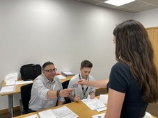 Image of polling station staff icon