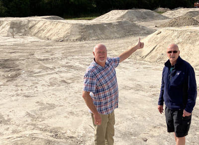 New pump track for Mildenhall shapes up
