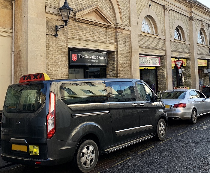 Taxis at Bury St Edmunds taxi rank