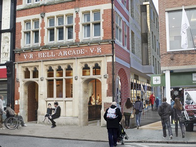 The Cornhil front will remain but will improvements to accessibility through the removal of steps while a second archway to Market Thoroughfare reflects the archway of the Bell Arcade which once stood at Market Thoroughfare
