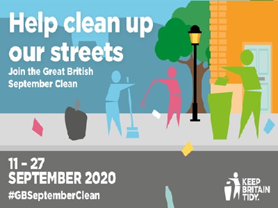 Help clean up our streets, join the Great British September Clean, 11-27 September 2020 #GBSeptemberClean