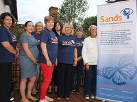Cllr Patsy Warby with members of the West Suffolk SANDS group