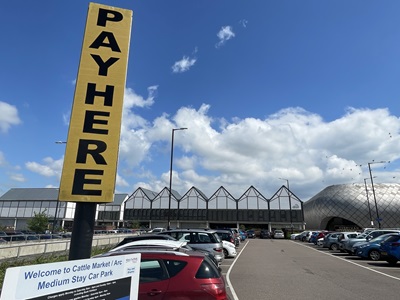 The arc car park in Bury St Edmunds. Changes to car parking will see the introduction of a four hour tariff while the separate night time charge will be scrapped and the day time charge extended to 8pm. icon